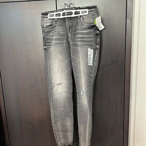 Kut From The Kloth High Rise Connie Fab Ab Ankle Skinny, Grey, Size 8, NWT